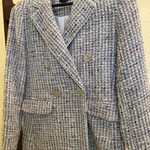 Topshop Colorful Tweed Jacket